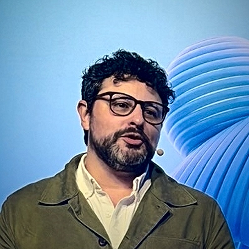 Josh Grace speaking on stage at Dreamforce 2026